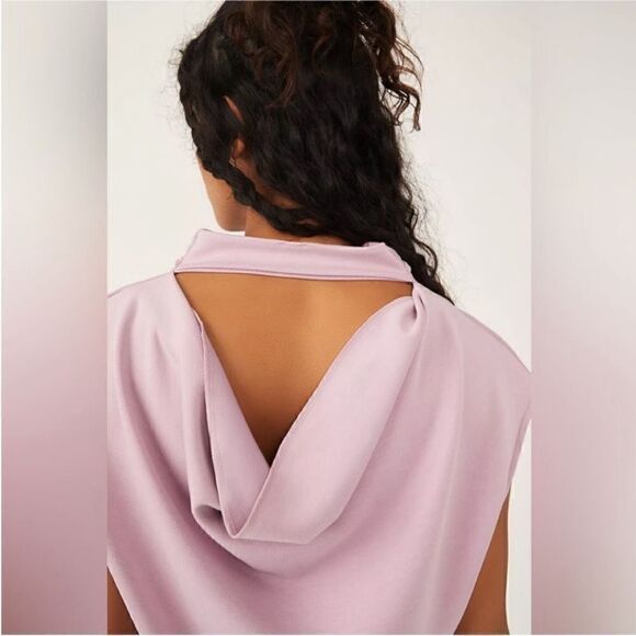 Free People NWT Amelie Mini Dress in Purple Size Small - Picture 3 of 7